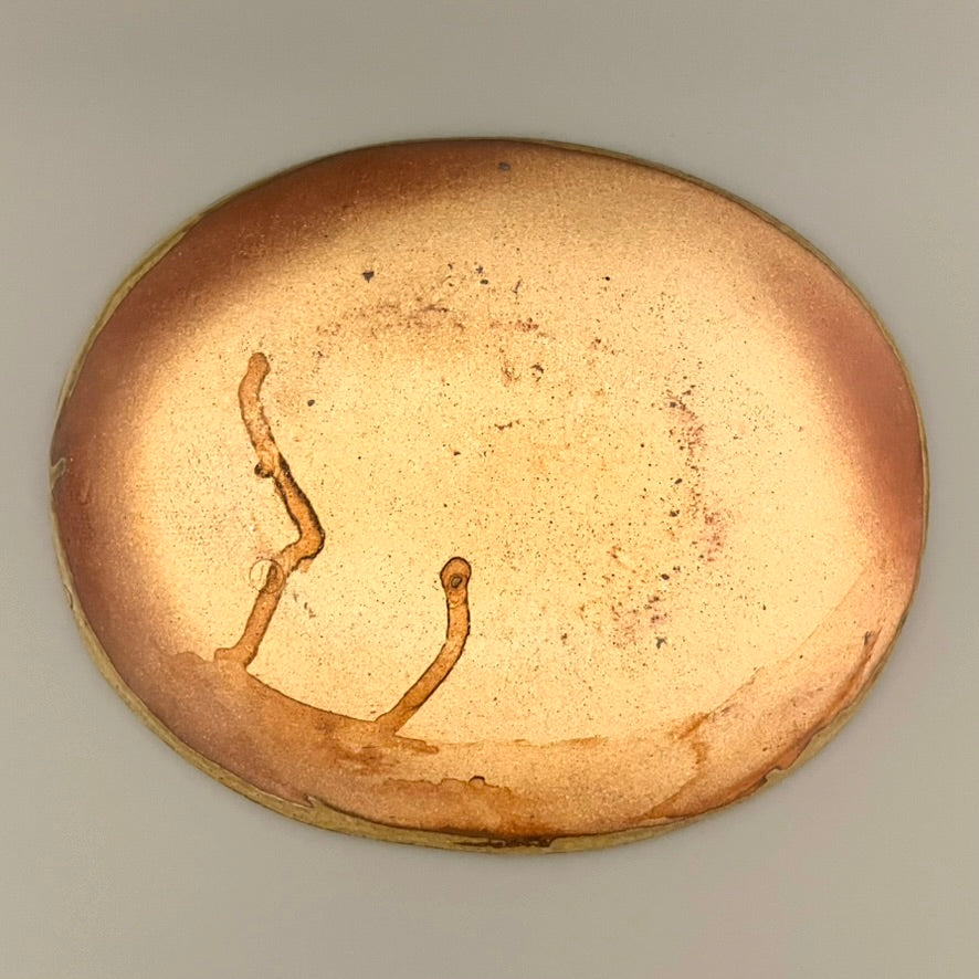 Slipware Oval Curry Plate A – Juro Saito