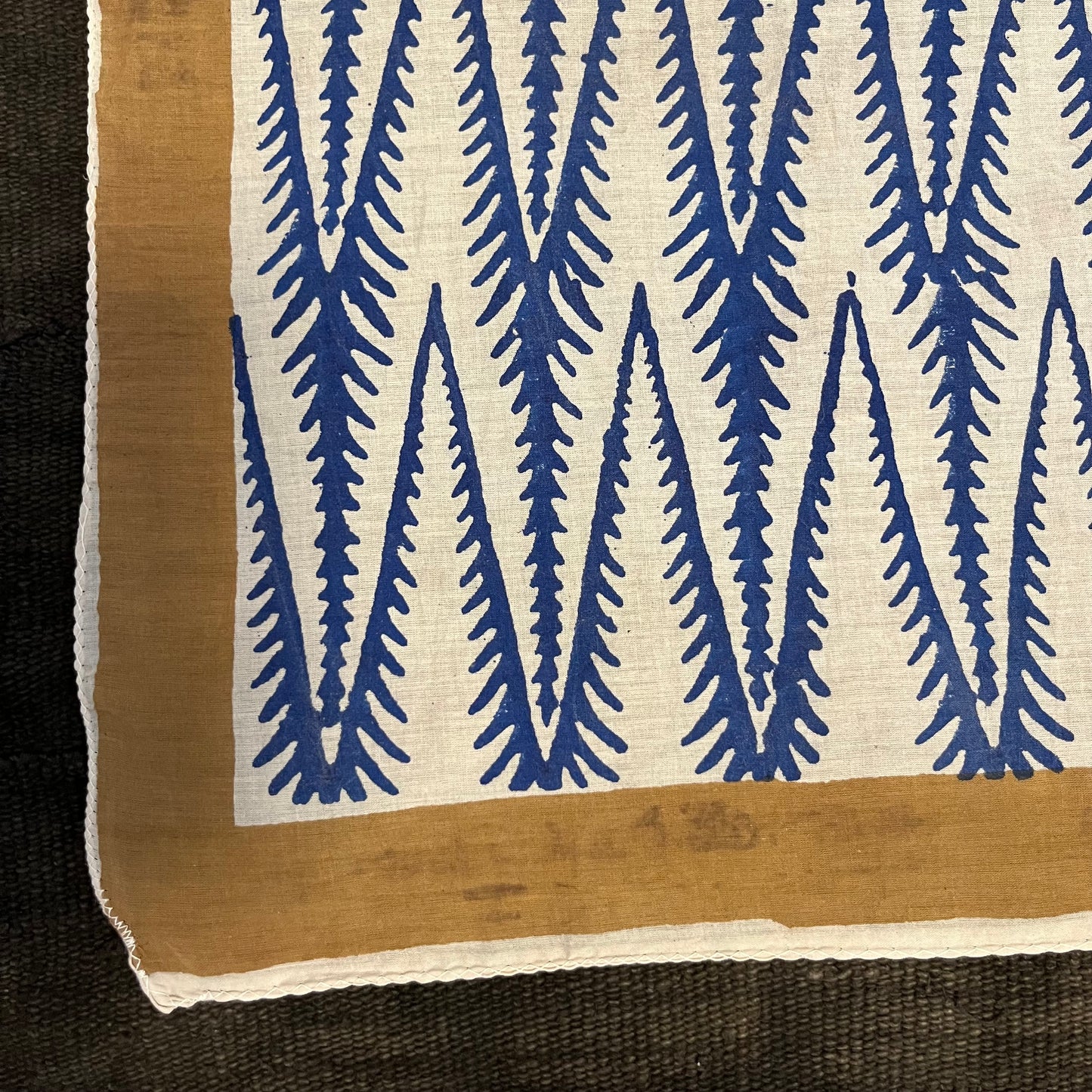 ジャイプールの草木染ハンカチ F