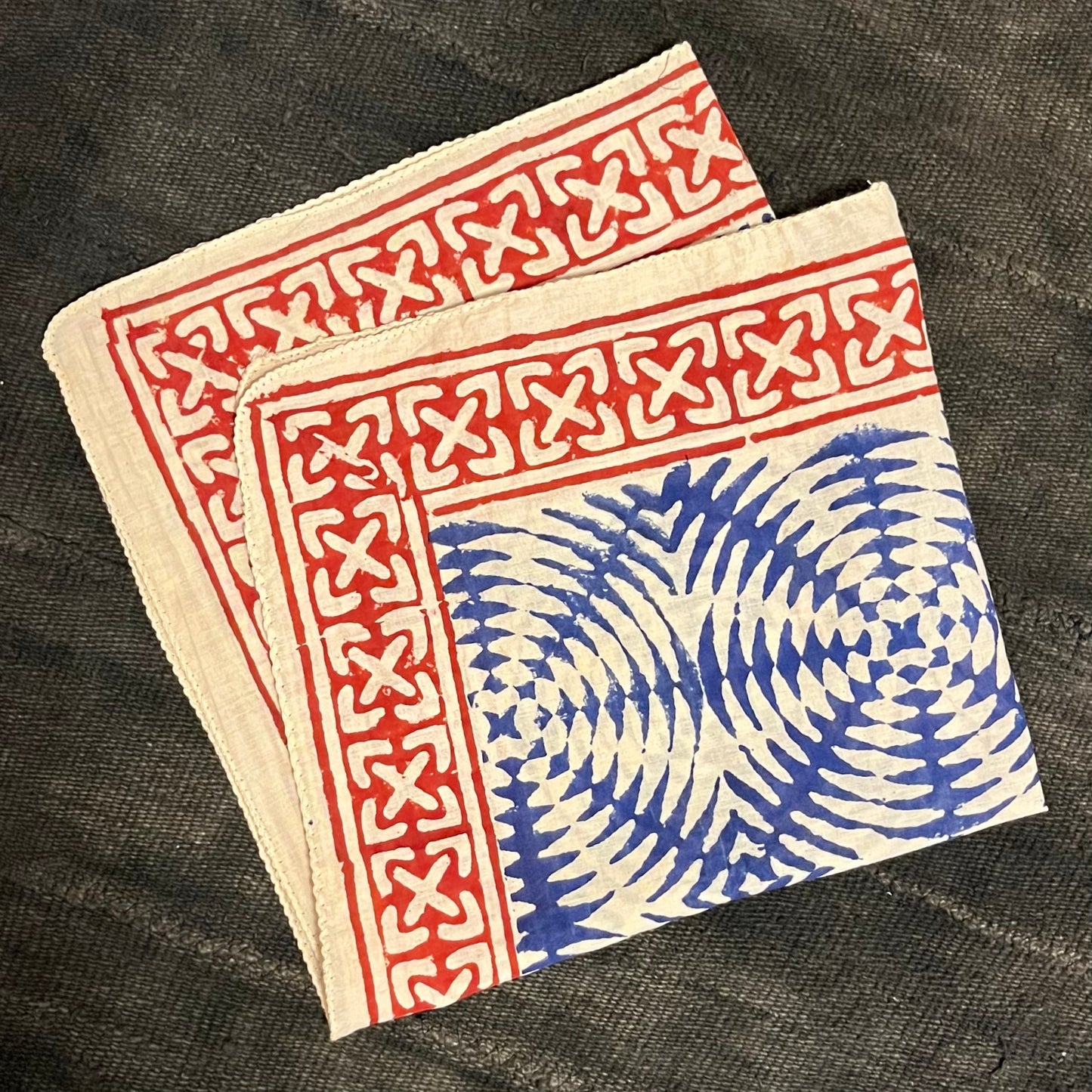 ジャイプールの草木染ハンカチ I