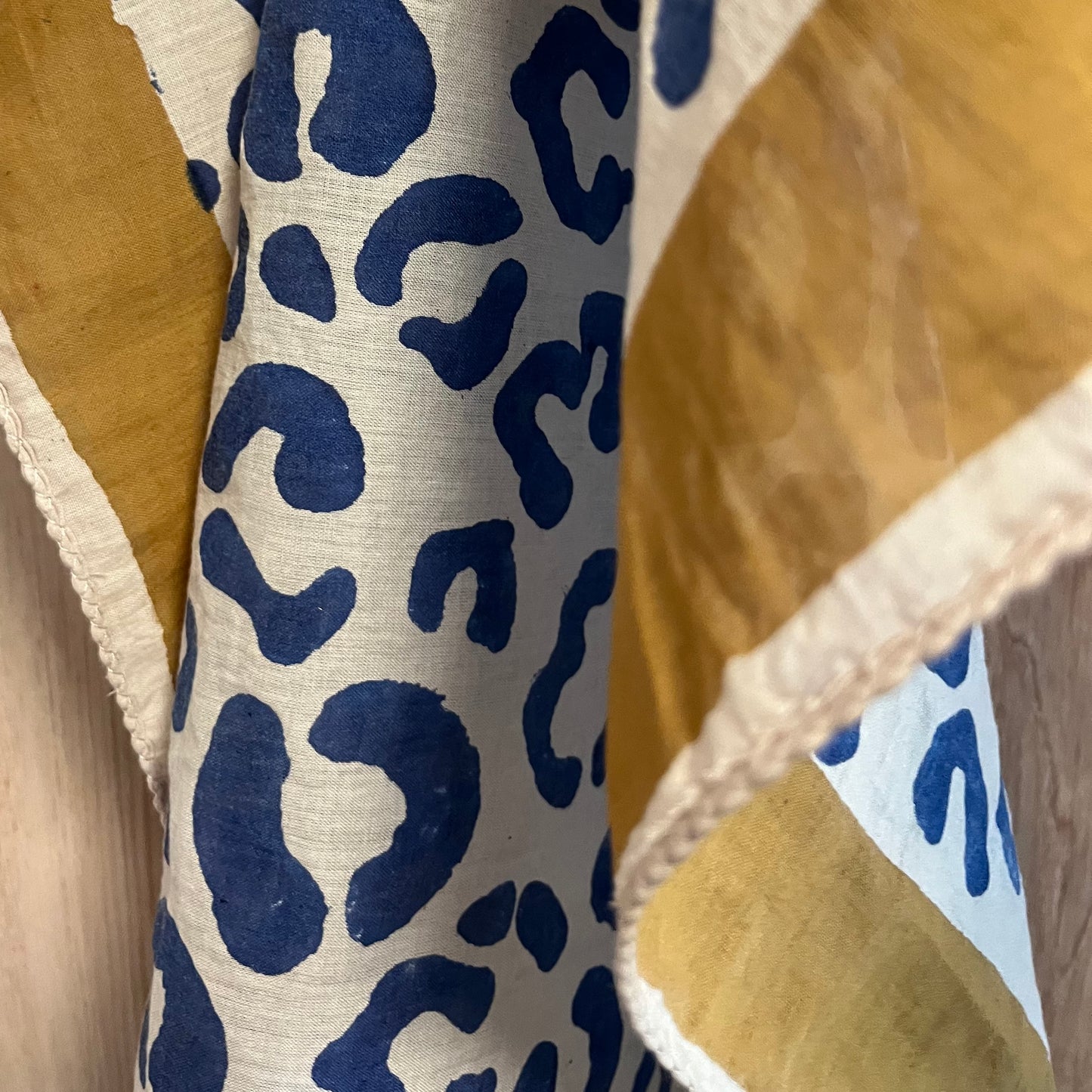 ジャイプールのブロックプリントハンカチ 斑