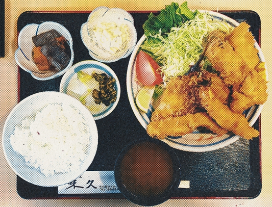 その53　味久の盛り合わせフライ定食