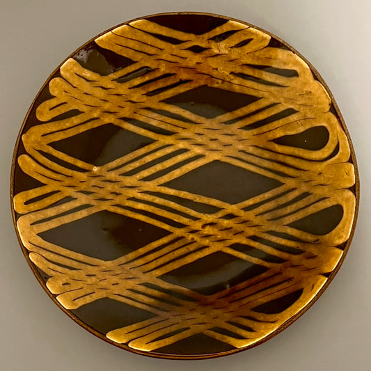 齊藤十郎 スリップ ８寸皿