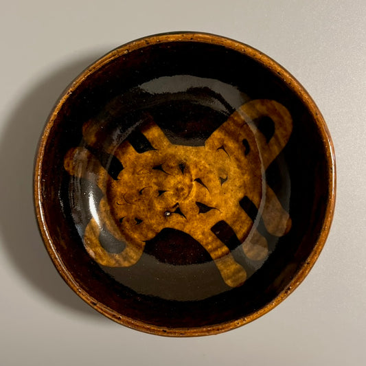 齊藤十郎 スリップ ４寸鉢 B