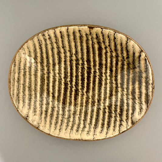 齊藤十郎 スリップ カレー皿 B