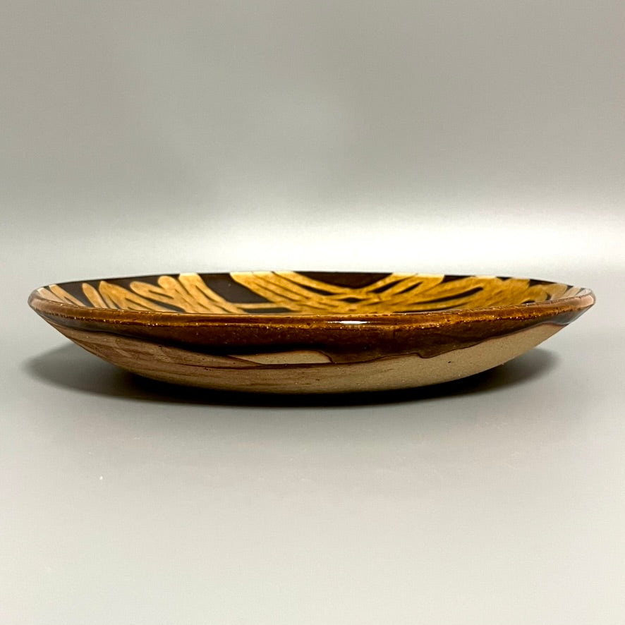 齊藤十郎 スリップ ８寸皿