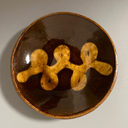 齊藤十郎 スリップ ３寸皿  B