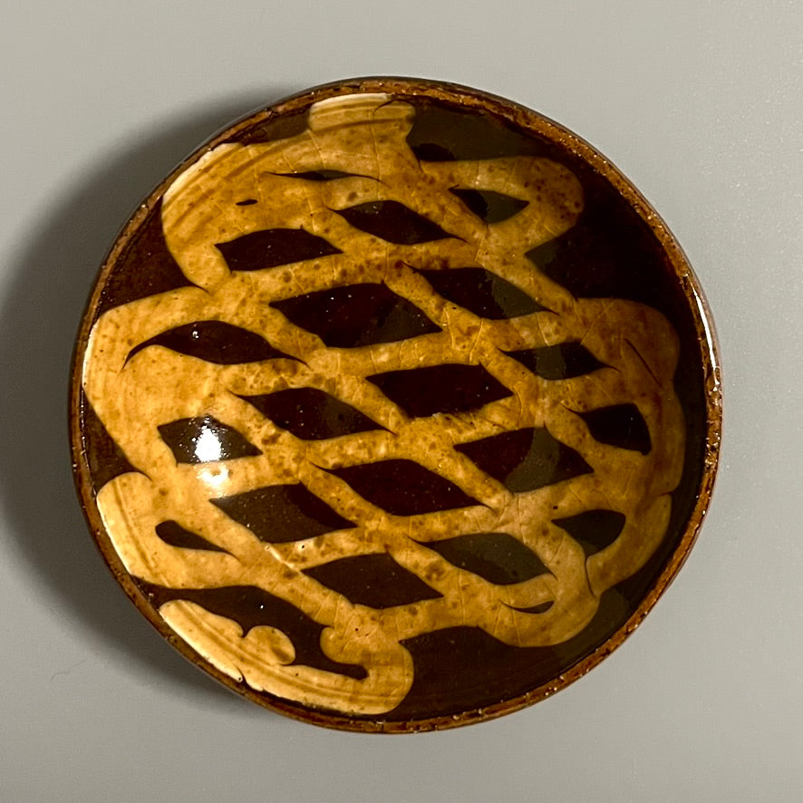 齊藤十郎 スリップ ３寸皿  A