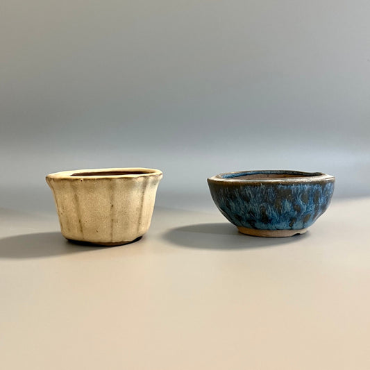 小さい盆栽鉢　2つ