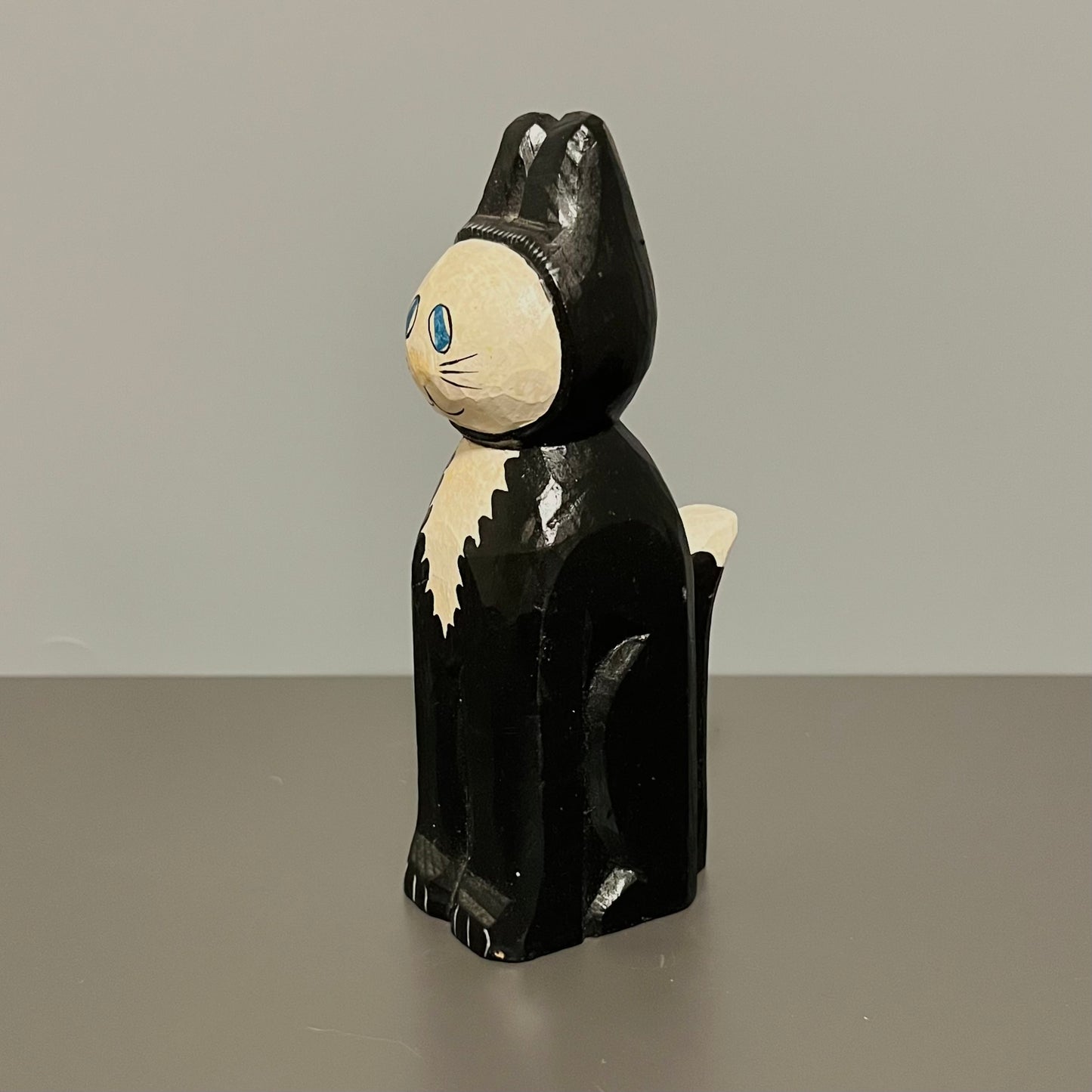 ヴィンテージ ブラックタキシードキャット