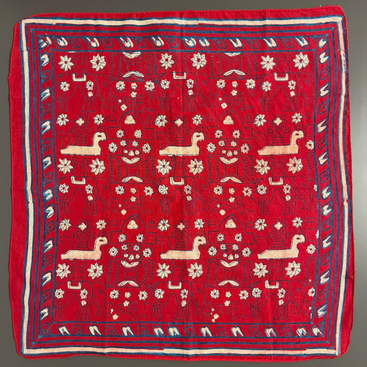 ジャイプールのブロックプリントハンカチ 祝祭