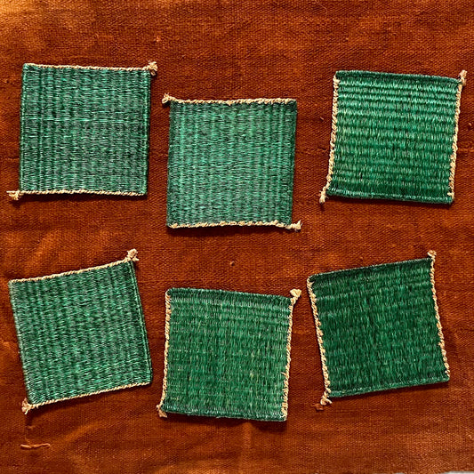 タイ 井草のコースター 6枚セット