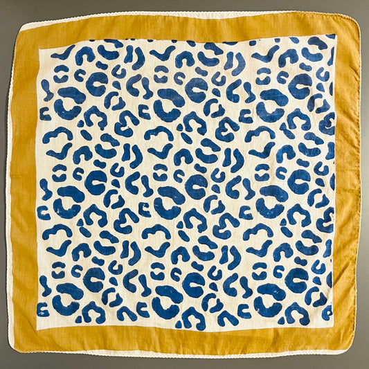 ジャイプールのブロックプリントハンカチ 斑