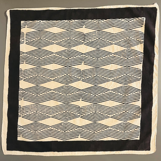 ジャイプールのブロックプリントハンカチ 連菱