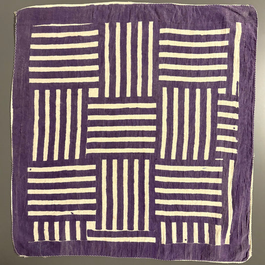 Jaipur Block Print Bandana – Weave (Purple)