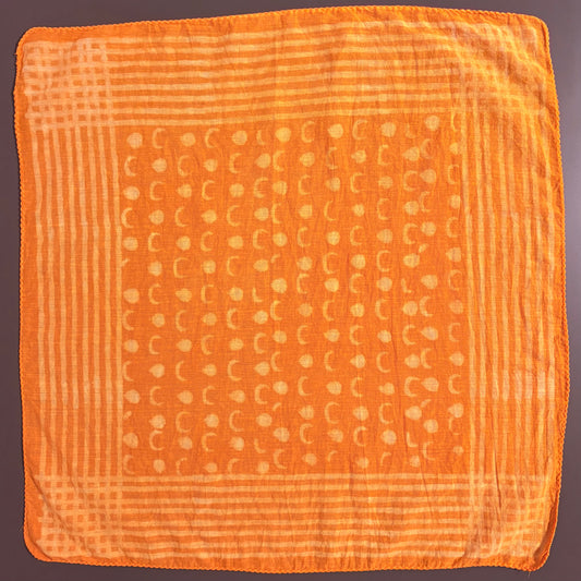 Jaipur Block Print Bandana – Dewdrop (Amber)